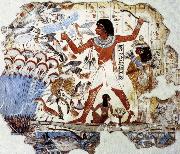 unknow artist Fowling in the Marshes,from the Tomb of Nebamun china oil painting artist
